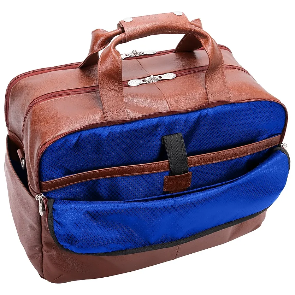 USA U Series 22" Leather Carry-On Travel Duffel (18904)<McKlein
