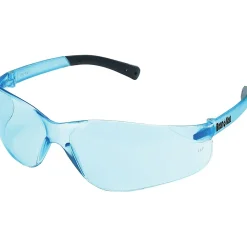 MCR Safety BearKat ANSI Z87 Crews Safety Glasses, Frost Blue (BK113)