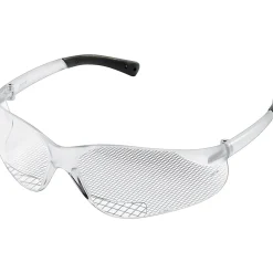 MCR Safety BearKat Crews ANSI Z87 Magnifier Protective Glasses, Clear, 1.5 Diopter