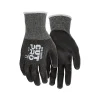 MCR Safety Cut Pro Hypermax Fiber/Polyurethane Work Gloves, Black, S, Pair (92721S)