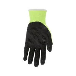 MCR Safety Cut Pro Hypermax Fiber/Nitrile Work Gloves, Lime/Black, XS, Pair (92748HVXS)