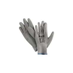 MCR Safety Flex-Tuff II Coated Gloves, Medium, Grey, Dozen (9688M)
