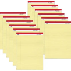 Notepads|Mead Standard Legal Pad, 8.5" x 11.75", 50 Sheets/Pad, 12 Pads (MEA59610-12)