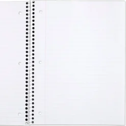 Subject Notebooks|Mead 1-Subject Notebook, 8.0" x 10.5", Wide Ruled, 70 Sheets, Blue (05510AY7)