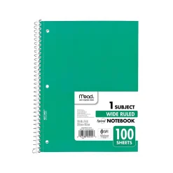 Subject Notebooks|Mead 1-Subject Notebooks, 7.5