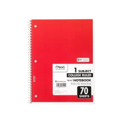 Subject Notebooks|Mead 1-Subject Notebooks, 8