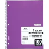 Subject Notebooks|Mead 1-Subject Notebooks, 8" x 11", College Ruled, 100 Sheets, Each (6622)