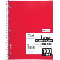 Subject Notebooks|Mead 1-Subject Notebooks, 8