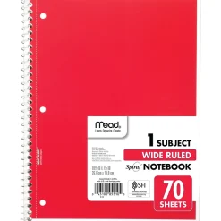 Subject Notebooks|Mead 1-Subject Notebooks, 8