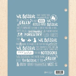 Pocket Folders|Mead We Mean Green 3-Hole Punched 2-Pocket Paper Folders, Assorted Colors (330000F)