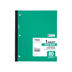 Subject Notebooks|Mead Wireless Neatbook 1-Subject Notebooks, 8