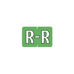 Labels|Medical Arts Press ® Barkley & Sycom® Compatible Alpha Roll Style Labels, R