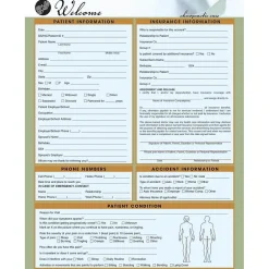 Medical Forms*Medical Arts Press ® Chiropractic Registration and History Form; Hand