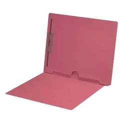 File Folders|Medical Arts Press End Tab File Folder, Straight Cut, Letter-Size, Pink, 50/Box (S-09018-PNK)