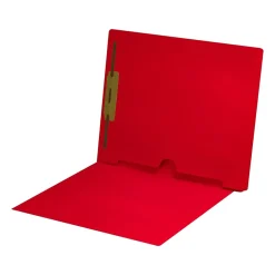File Folders|Medical Arts Press End Tab File Folder, Straight Cut, Letter-Size, Red, 50/Box (S-09018-RED)