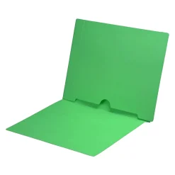 File Folders|Medical Arts Press End Tab File Folder, Straight Cut, Letter-Size, Green, 50/Box (S-09017-GRN)