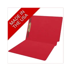 File Folders|Medical Arts Press Heavy Duty End Tab File Folder, Straight-Cut, Letter Size, Red, 40/Box (S-09461-RED)