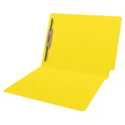 File Folders|Medical Arts Press Heavy Duty End Tab File Folder, Straight-Cut, Letter Size, Yellow, 40/Box (S-09461-YLW)