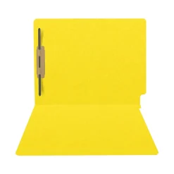 File Folders|Medical Arts Press Heavy Duty End Tab File Folder, Straight-Cut, Letter Size, Yellow, 40/Box (S-09461-YLW)