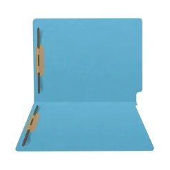 File Folders|Medical Arts Press Heavy Duty End Tab File Folder, Straight Cut, Letter Size, Dark Blue, 40/Box (S-09459-DBL)