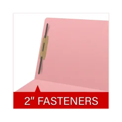 File Folders|Medical Arts Press Heavy Duty End Tab File Folder, Straight-Cut, Letter Size, Pink, 40/Box (S-09461-PNK)