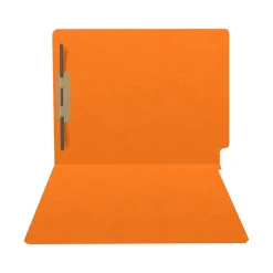 File Folders|Medical Arts Press Heavy Duty End Tab File Folder, Straight-Cut, Letter Size, Orange, 40/Box (S-09461-ORG)