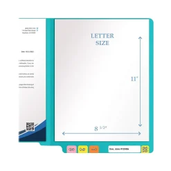 File Folders|Medical Arts Press Heavy-Duty End Tab File Folder, Straight Cut, Letter-Size, Light Blue, 40/Box (S-09458-LBL)