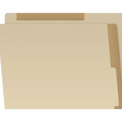 File Folders|Medical Arts Press Heavy-Duty End Tab File Folder, Straight Cut, Letter-Size, Manila, 50/Box (S-09466-TAN)