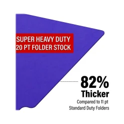 File Folders|Medical Arts Press Heavy-Duty End Tab File Folder, Straight Cut, Letter-Size, Purple, 40/Box (S-09459-PUR)