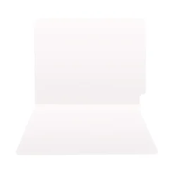 File Folders|Medical Arts Press Heavy-Duty End Tab File Folder, Straight Cut, Letter-Size, White, 40/Box (S-09458-WHT)