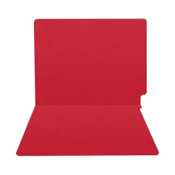 File Folders|Medical Arts Press Heavy-Duty End Tab File Folder, Straight Cut, Letter-Size, Red, 40/Box (S-09458-RED)