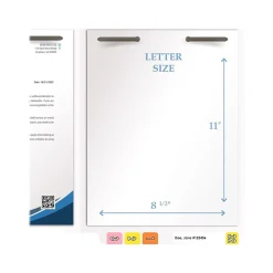 File Folders|Medical Arts Press Heavy-Duty End Tab File Folder, Straight Cut, Letter-Size, White, 40/Box (S-09459-WHT)