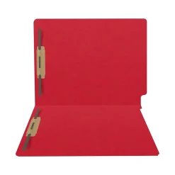 File Folders|Medical Arts Press Heavy-Duty End Tab File Folder, Straight Cut, Letter-Size, Red, 40/Box (S-09459-RED)