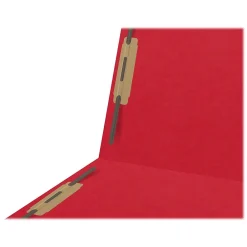 File Folders|Medical Arts Press Heavy-Duty End Tab File Folder, Straight Cut, Letter-Size, Red, 40/Box (S-09459-RED)
