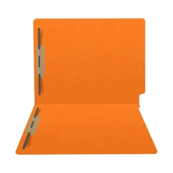 File Folders|Medical Arts Press Heavy-Duty End Tab File Folder, Straight Cut, Letter-Size, Orange, 40/Box (S-09459-ORG)