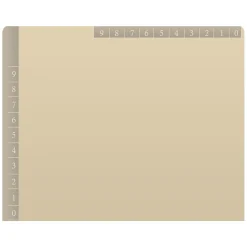 File Folders|Medical Arts Press Heavy-Duty End Tab File Folder, Straight Cut, Letter-Size, Manila, 50/Box (S-09466-GRY)