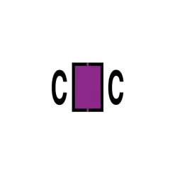 Labels|Medical Arts Press ® Jeter® Compatible Alpha Sheet Style Labels, Letter C