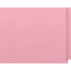 File Folders|Medical Arts Press Kardex Match Reinforced End Tab File Folder, Straight Cut, Letter Size, Pink, 50/Box (S-09484-PNK)