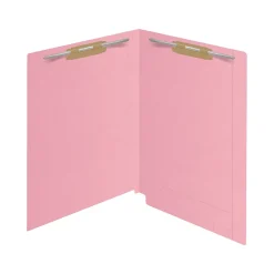 File Folders|Medical Arts Press Kardex Match Reinforced End Tab File Folder, Straight Cut, Letter Size, Pink, 50/Box (S-09484-PNK)