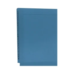 File Folders|Medical Arts Press Kardex Match Reinforced End Tab File Folder, Straight Cut, Letter-Size, Blue, 100/Box (F1170-BLU)