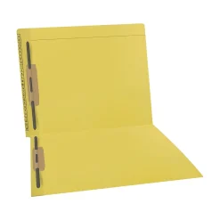 File Folders|Medical Arts Press Kardex Reinforced End Tab File Folder, Straight Cut, Letter-Size, Yellow, 50/Box (F1180-YLW)