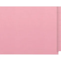 File Folders|Medical Arts Press Kardex Match Reinforced End Tab File Folder, Straight Cut, Letter Size, Pink, 50/Box (S-09483-PNK)