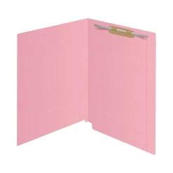 File Folders|Medical Arts Press Kardex Match Reinforced End Tab File Folder, Straight Cut, Letter Size, Pink, 50/Box (S-09483-PNK)