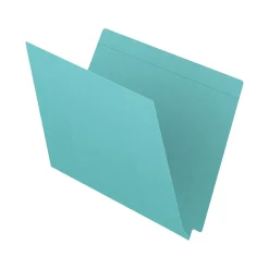 File Folders|Medical Arts Press Kardex Match Reinforced End Tab File Folder, Straight Cut, Letter Size, Light Blue, 100/Box (S-09482-LBL)