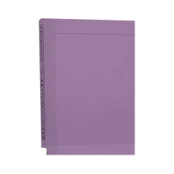 File Folders|Medical Arts Press Kardex Match Reinforced End Tab File Folder, Straight Cut, Letter-Size, Lavender, 100/Box (F1170-LAV)