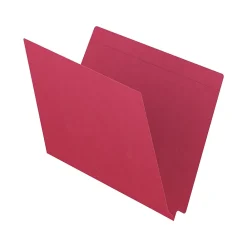 File Folders|Medical Arts Press Kardex Match Reinforced End Tab File Folder, Straight Cut, Letter Size, Red, 100/Box (S-09482-RED)