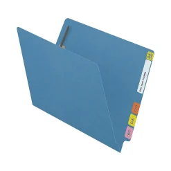 File Folders|Medical Arts Press Reinforced End Tab File Folder, Straight Cut, Letter-Size, Blue, 50/Box (S-01601-BLU)