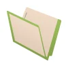 File Folders|Medical Arts Press Reinforced End Tab File Folder, Straight-Cut, Letter Size, Manila/Green, 50/Box (S-09473-GRN)