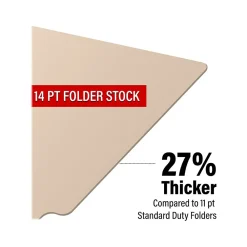 File Folders|Medical Arts Press Reinforced End Tab File Folder, Straight Cut, Letter-Size, Manila, 50/Box (S-01323)
