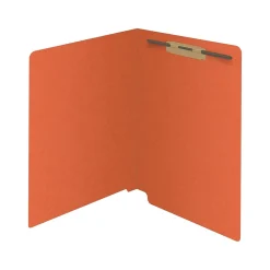 File Folders|Medical Arts Press Reinforced End Tab File Folder, Straight Cut, Letter-Size, Orange, 50/Box (S-01501-ORG)